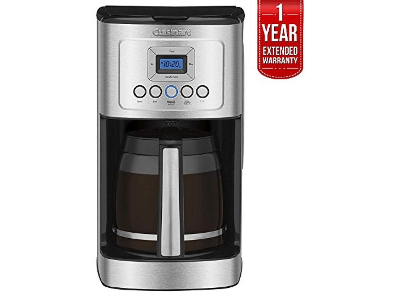 Cuisinart Perfect Temp Cup Programmable Coffeemaker Stainless Steel