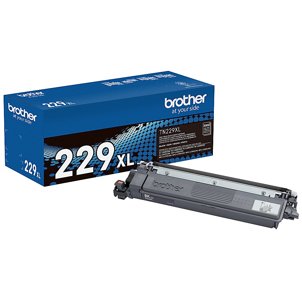 Brother Genuine High Yield Black Toner Cartridge TN229XLBK Best Deals