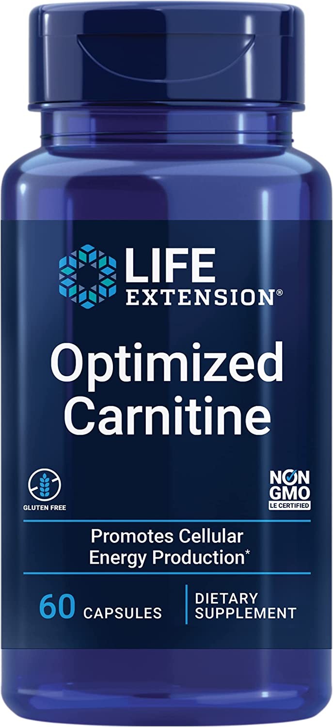 Life Extension Optimized Carnitine L Carnitine Supplement Supports