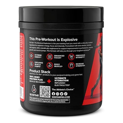 Six Star Pre Workout Explosion Servings Fruit Punch Us Best Deals