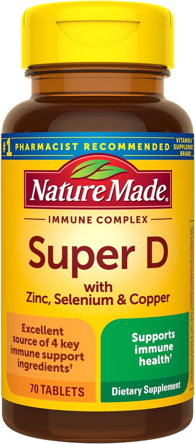 Nature Made Super Vitamin D Immune Complex Vitamin D Selenium