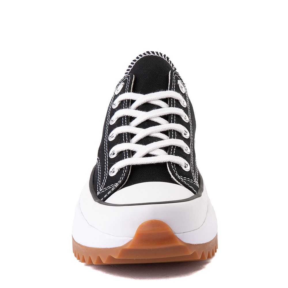 Converse Run Star Hike Lo Platform Sneaker Black White Gum Best