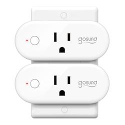 Gosund Smart Plug, 2-in-1 Compact Design 2.4 GHz Wi-Fi Smart Plug, Alexa Smart  Plug compatible with Alexa and Google Assistant, ETL Certified 120V 10A  Smart Outlet with Timer, 2 Pack 