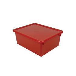SIMPLIFY 12.2 in. D x 12.2 in. W x 12.2 in. H Red Plastic 27-Count  Stackable Cube Storage BinChristmas Ornament Storage Box 9005 - The Home  Depot
