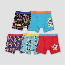 SEGA Sonic the Hedgehog Boys Boxer Brief Underwear, 4-Pack, Sizes