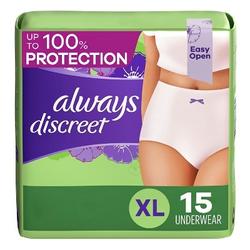 Men's Incontinence Underwear, S/M, Maximum Absorbency (72 Count)