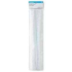 24 Packs: 25 Ct. (600 Total) Chenille Pipe Cleaners by Creatology, White