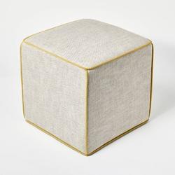 Lynwood Square Upholstered Cube Ottoman - Threshold™ designed with Studio McGee