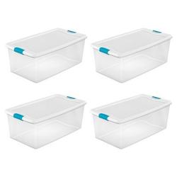 6 Pack: 6.2qt. Storage Bin with Lid by Simply Tidy™