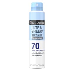 Neutrogena Ultra Sheer Dry-Touch Sunscreen Spray Broad Spectrum SPF 70, 5 oz