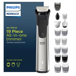 Philips Norelco Multigroom Series 7000 , Men's Electric Trimmer, MG7900/49