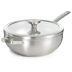 Make Your Selection: BergHOFF Graphite Recycled 18/10 Stainless Steel Wok, 5.2qt