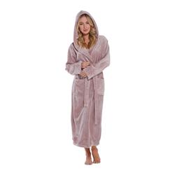 Turquaz Plush Robes For Women Soft Warm Fleece Bathrobe for Women Long comfy Womens Robe