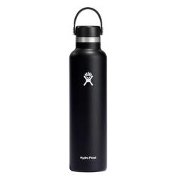 Hydro Flask Water Bottle 24 Oz Insulated Standard Mouth in Black