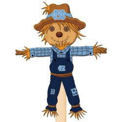 North Carolina Tar Heels 12" Scarecrow Yard Stake