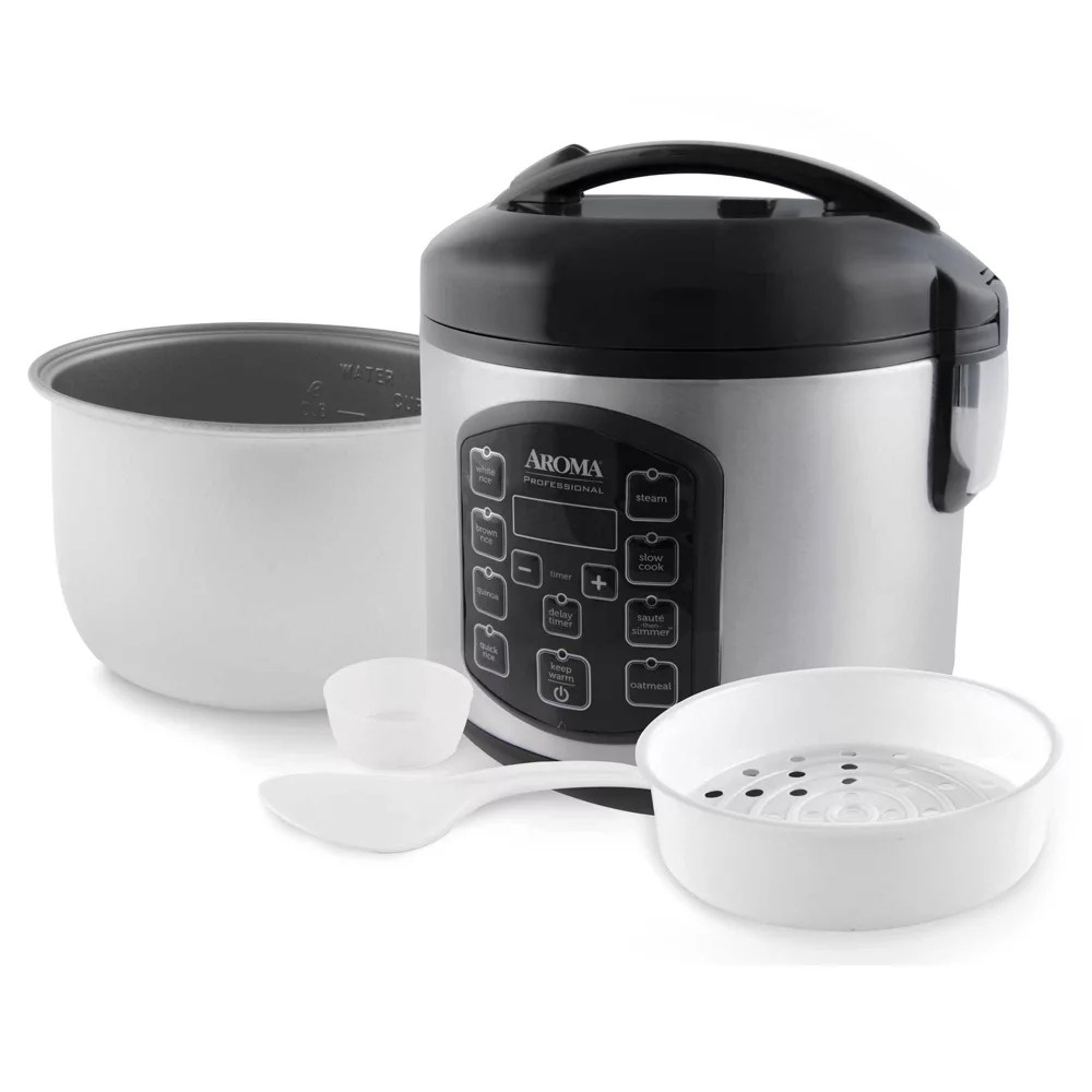 Aroma Rice Cooker 8 cup, One Size Fits Most , Silver Best Deals and