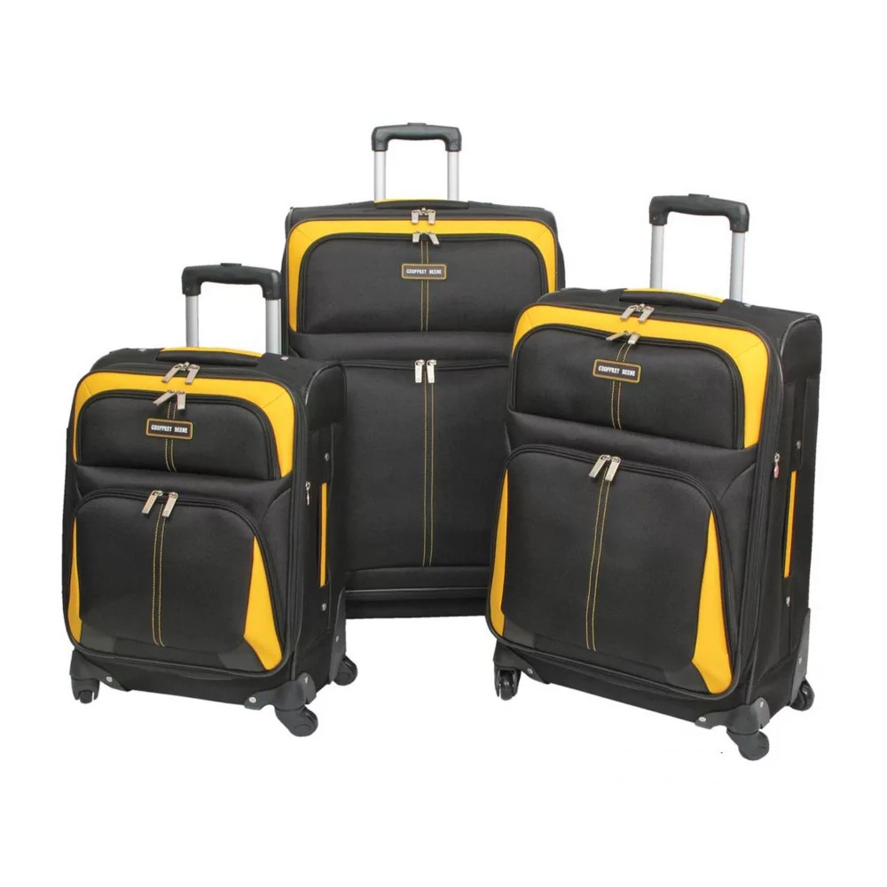 Geoffrey Beene Golden Gate 3pc. Softside Luggage Set, One Size, Black