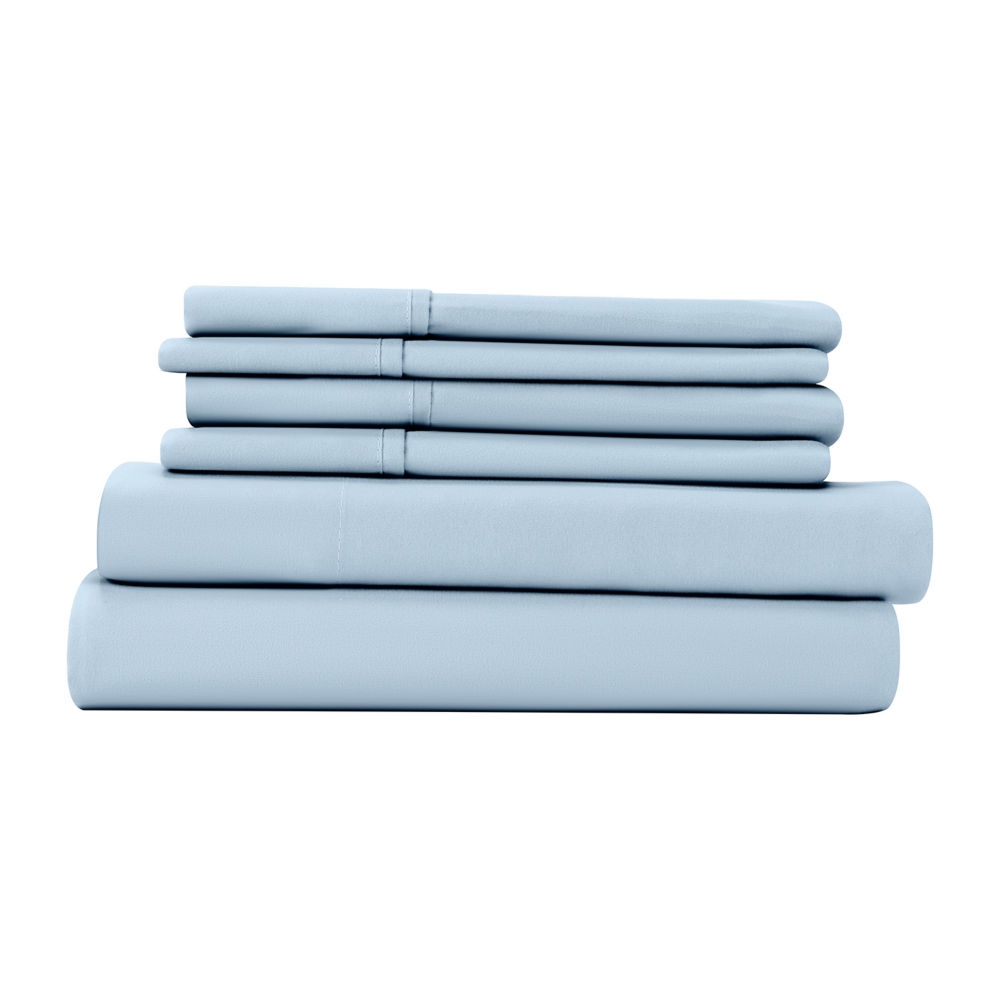 Casual Comfort Premium Ultra Soft Microfiber Wrinkle Free 6 Piece Sheet