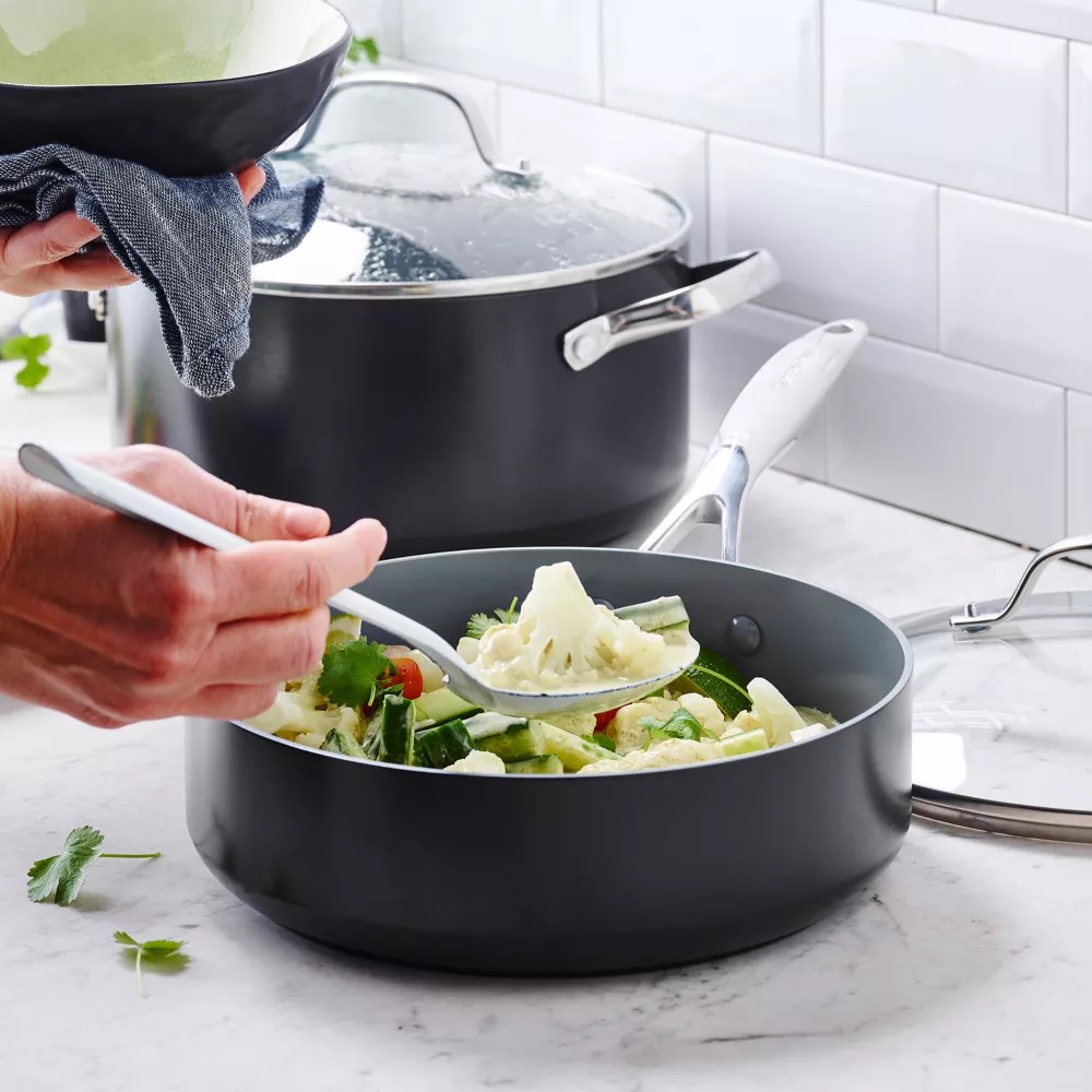 GreenPan Valencia Pro Aluminum Dishwasher Safe Saute Pan, One Size