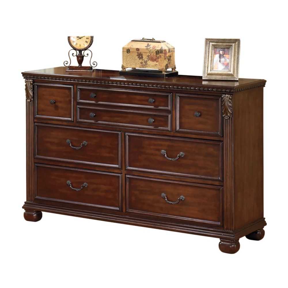 Signature Design By Ashley Leahlyn Dresser, One Size, Brown Best Deals ...