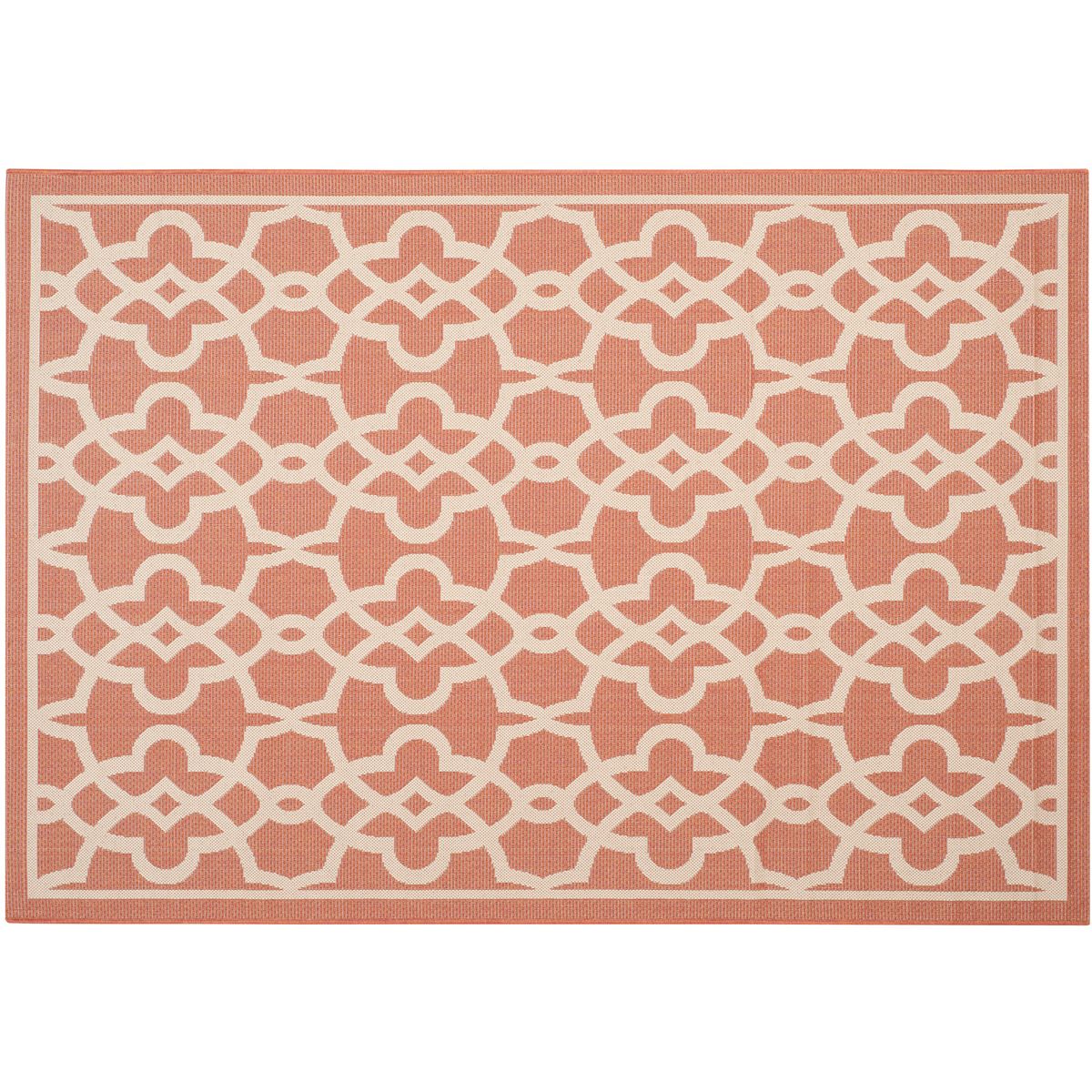 Safavieh Courtyard Links Geometric Indoor Outdoor Rug, Grey, 8X11 Ft