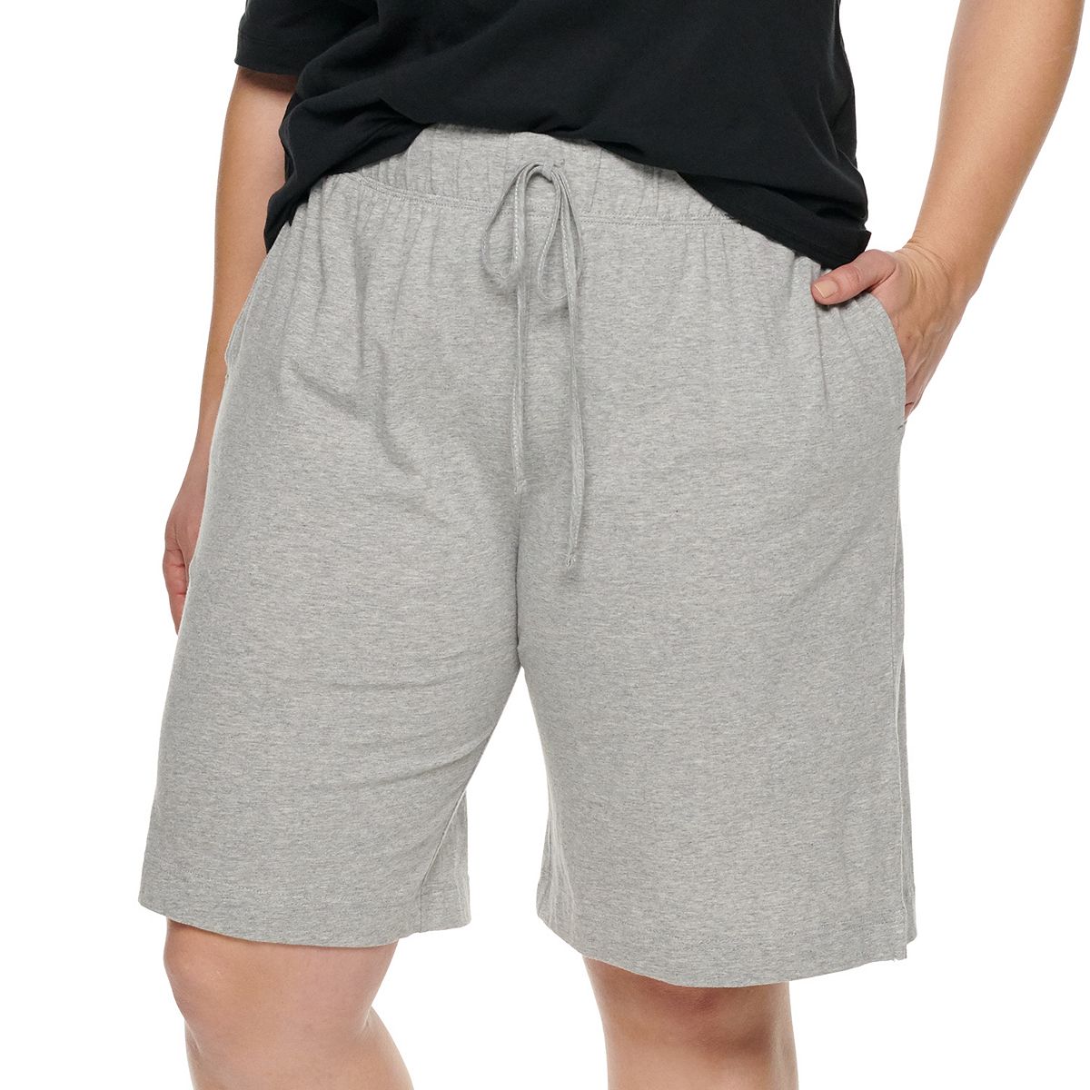 Plus Size Jockey Everyday Essentials Bermuda Pajama Shorts, Women's ...