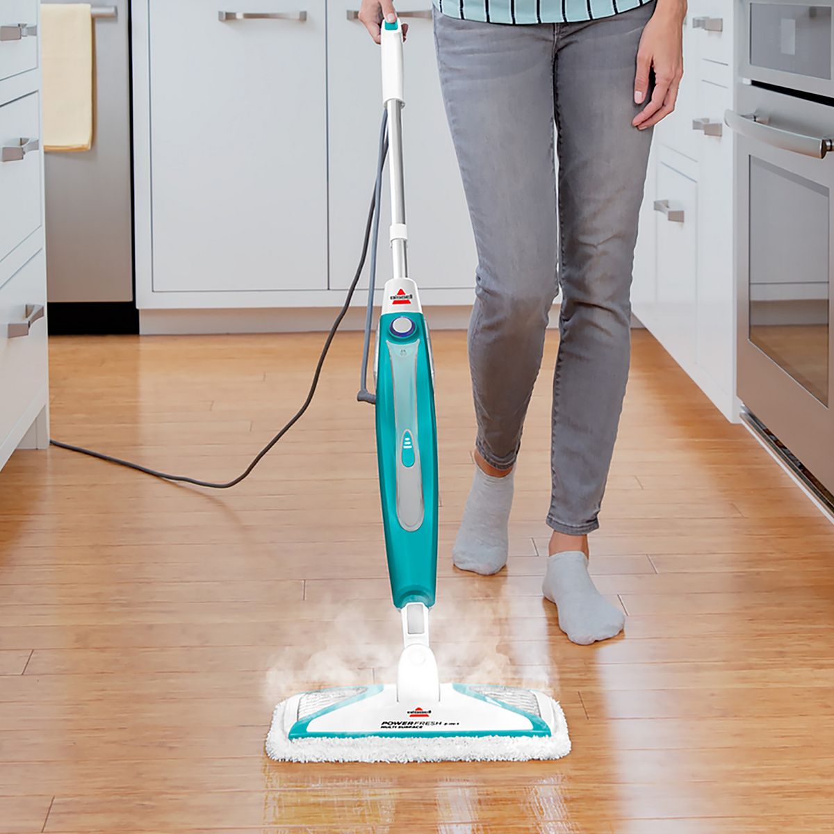 BISSELL PowerFresh 2in1 Multi Surface Steam Mop (2814), Multicolor