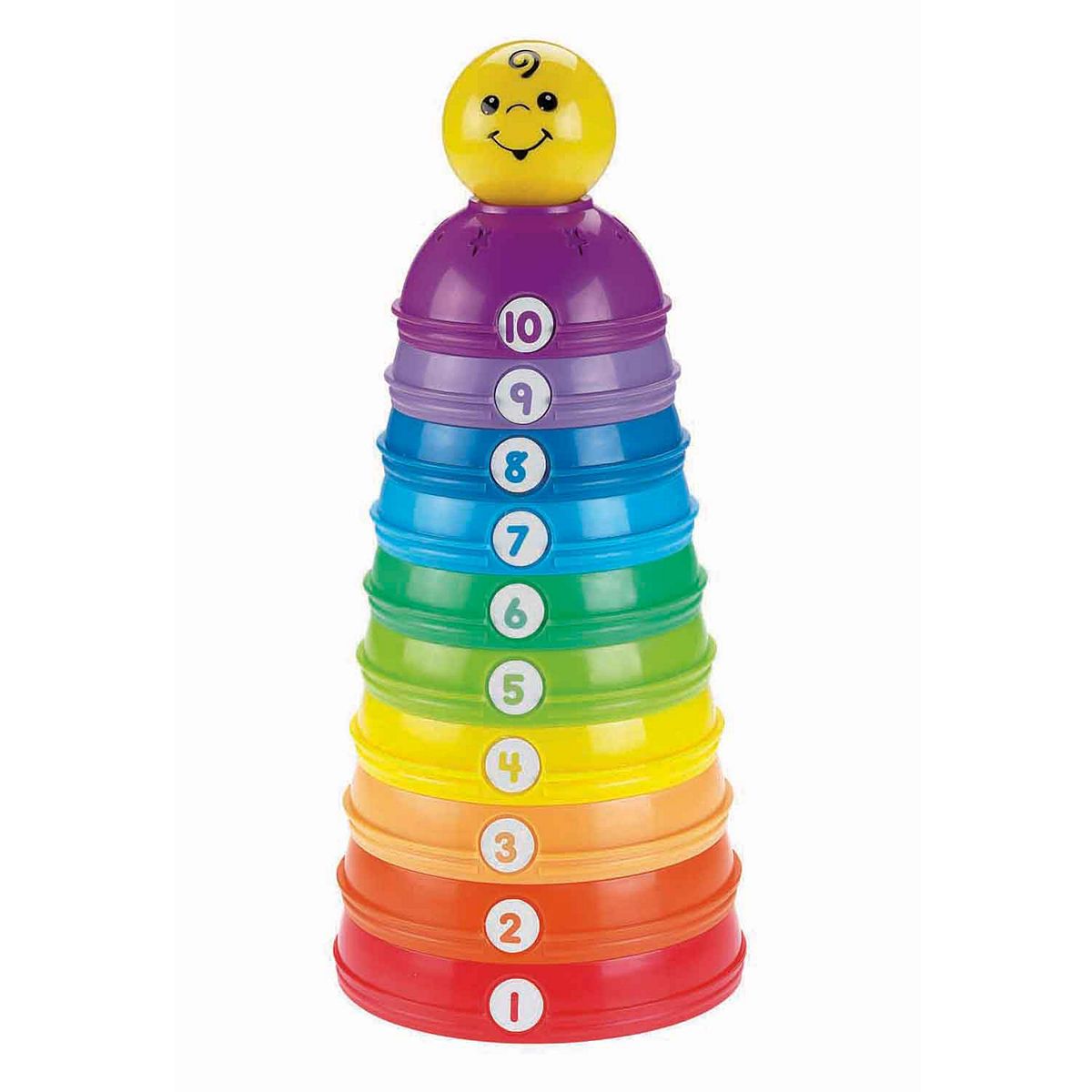 Fisher-Price Brilliant Basics Stack and Roll Cups, Multicolor Best ...