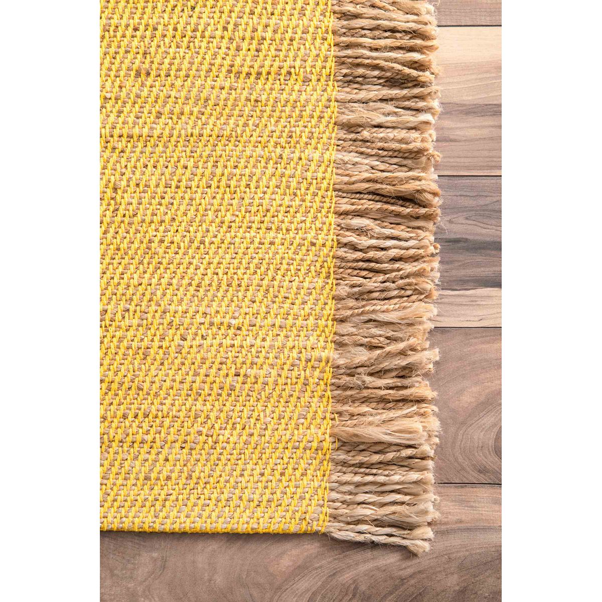 nuLOOM Terrain Amalia Solid Jute Blend Rug, Grey, 5X8 Ft Best Deals and
