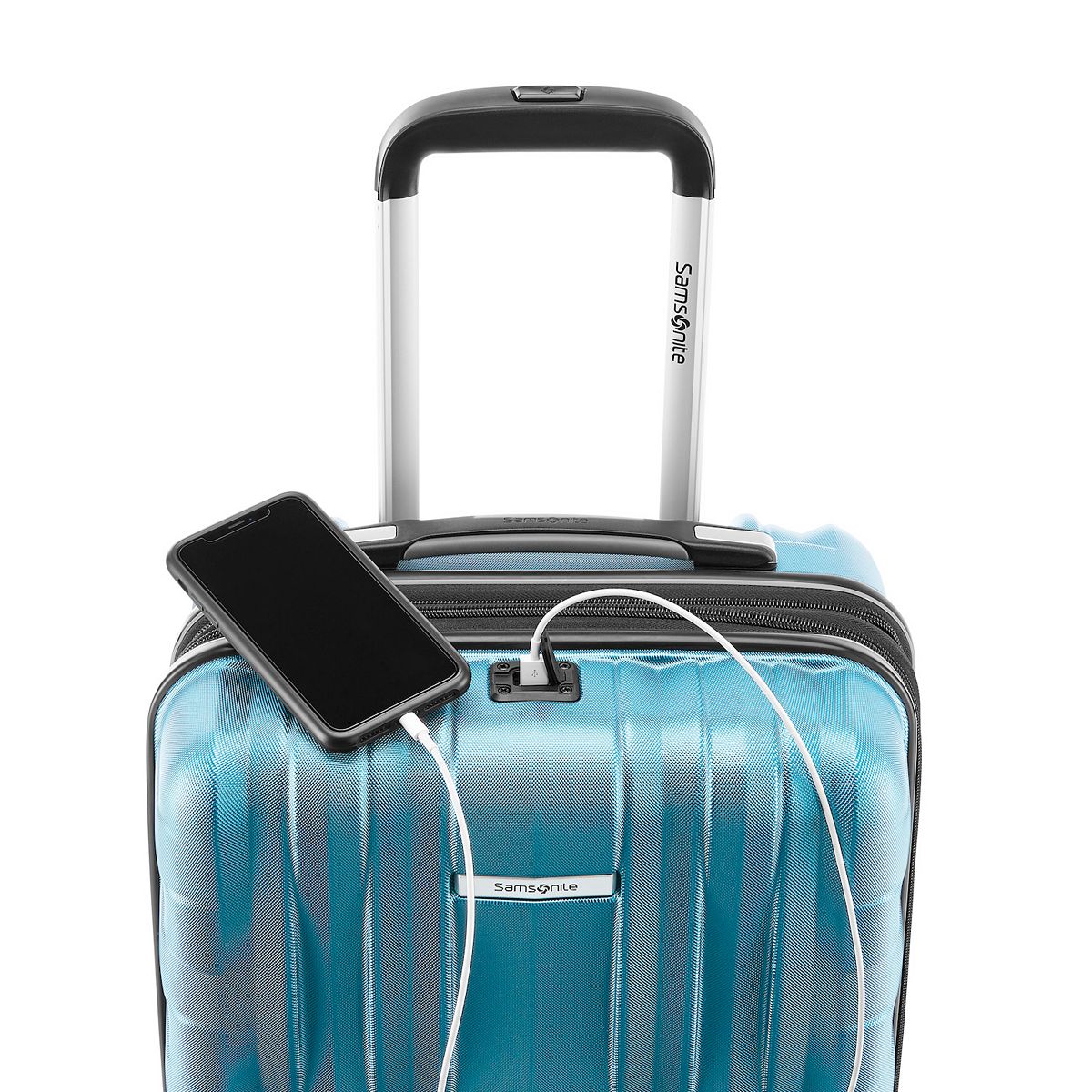 Samsonite Ziplite 5 Hardside Spinner Luggage, Silver, 20 Carryon: Le ...