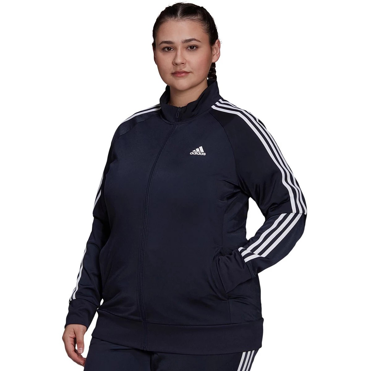 Plus Size adidas Essential Tricot Track Jacket, Women's, Size 2XL