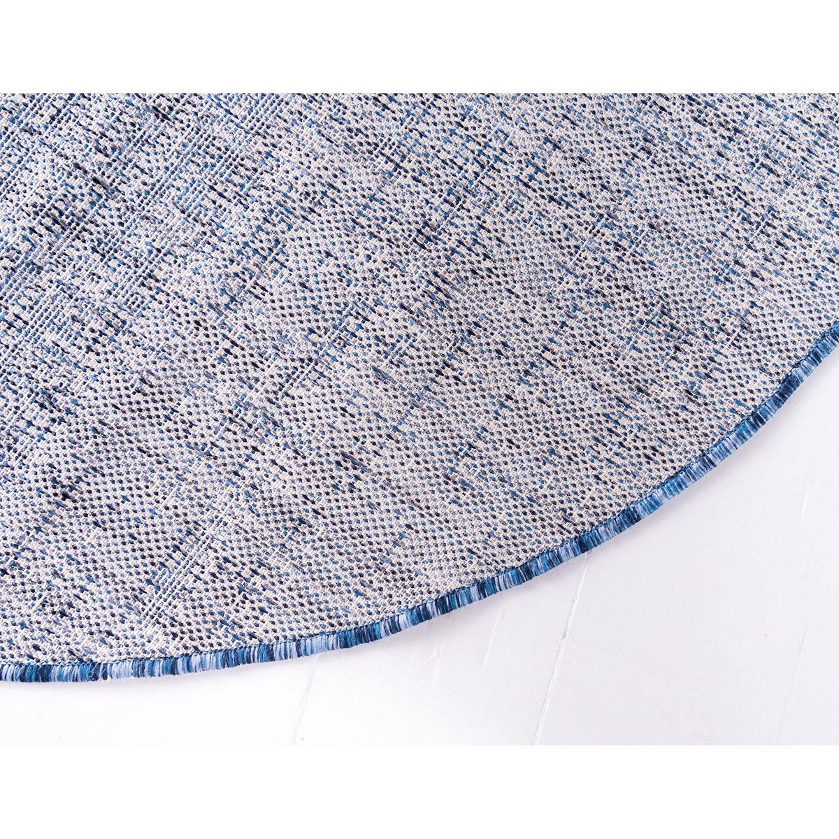 Unique Loom Ombre Outdoor Rug, Blue, 7X10 Ft Best Deals and Price