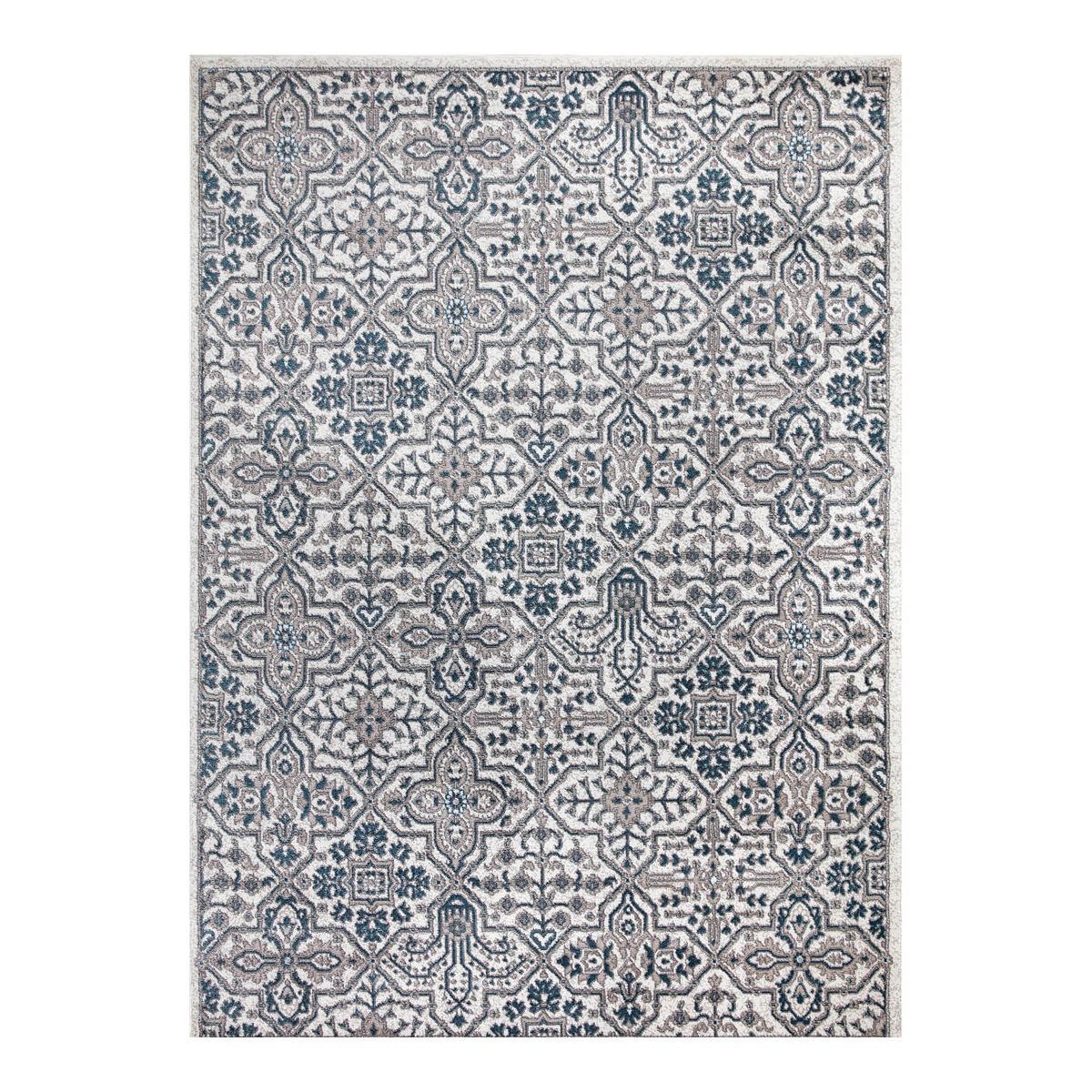 Concord Global Jefferson Athens Area Rug, Blue, 5X7 Ft Best Deals and