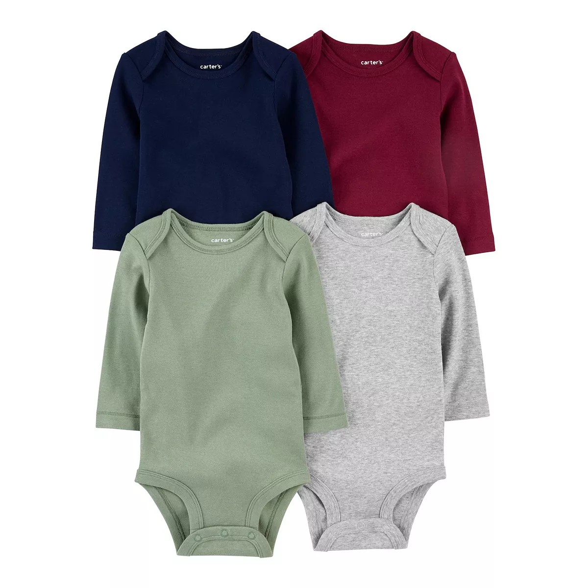Baby Boy Carter's 4Pack LongSleeve Bodysuits Best Deals and Price