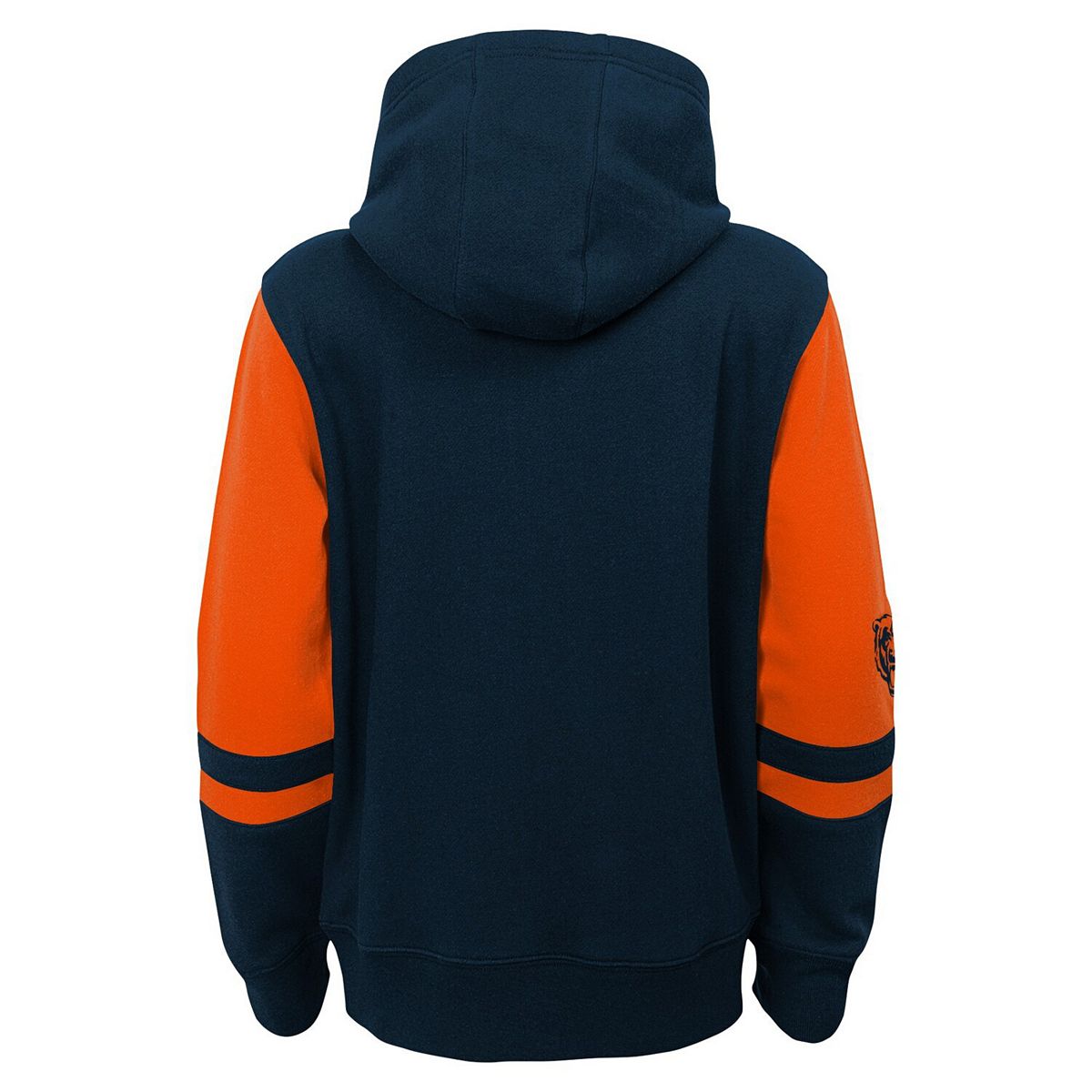 Youth Chicago Bears Navy Stadium Full-Zip Hoodie