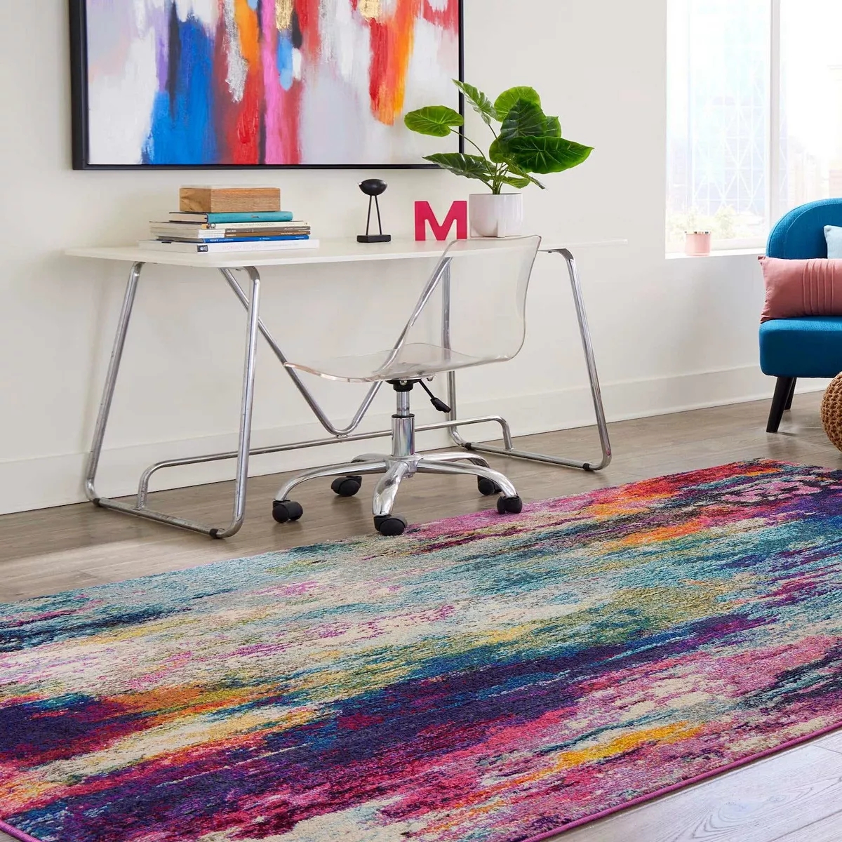 Unique Loom Sunset Chromatic Rug, Multicolor, 8X10 Ft Best Deals and