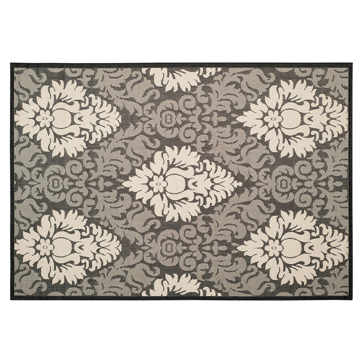 Safavieh Courtyard Damask Indoor Outdoor Rug, Multicolor, 5X7.5 Ft Best
