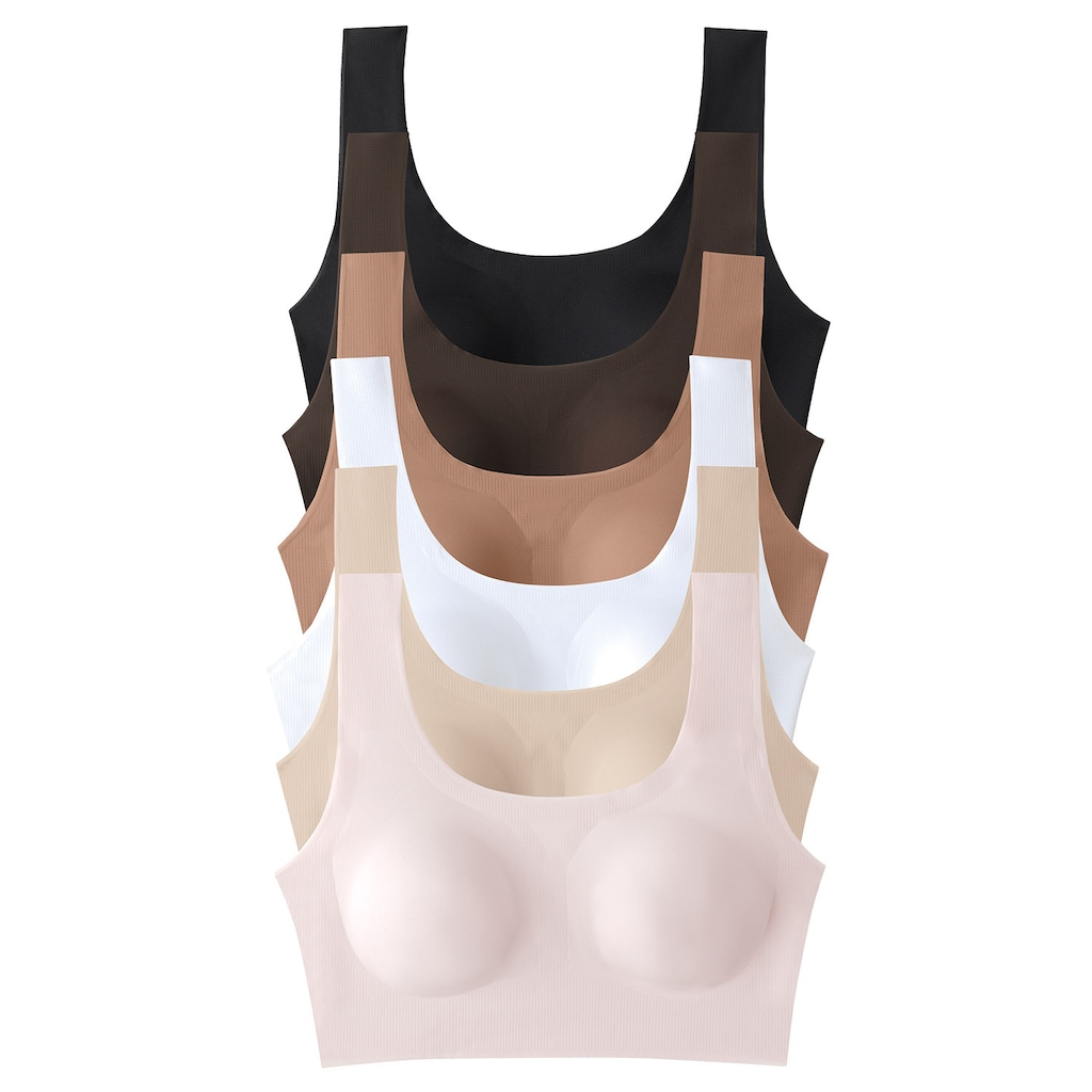 Bali Comfort Revolution Easylite Seamless Wireless Bra DF3491, Women's, Size Medium, White Best