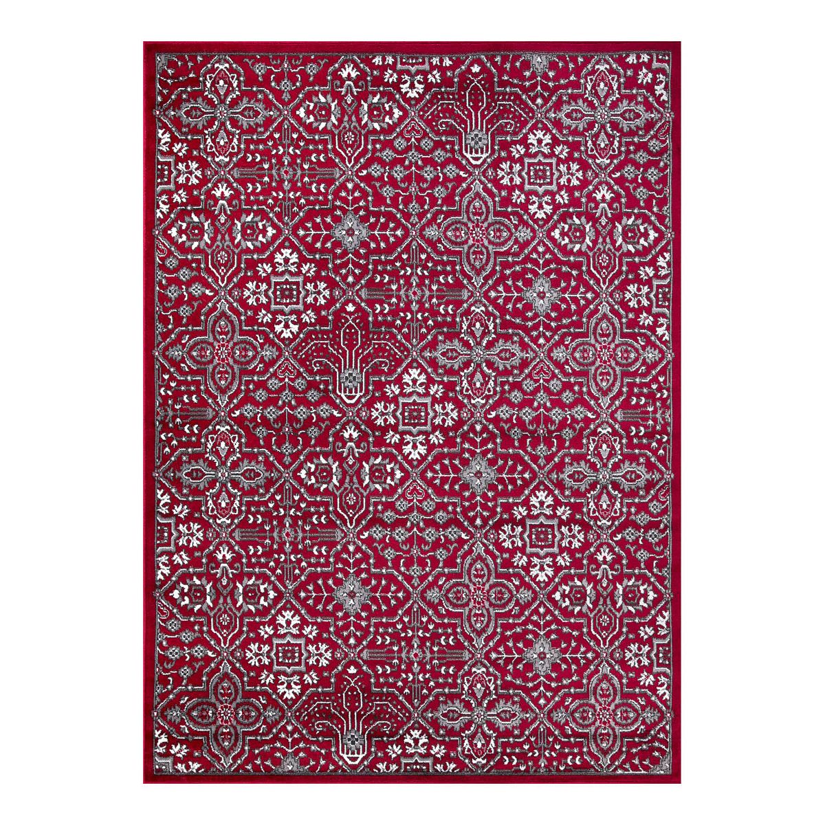 Concord Global Jefferson Athens Area Rug, Red, 8X10 Ft Best Deals and