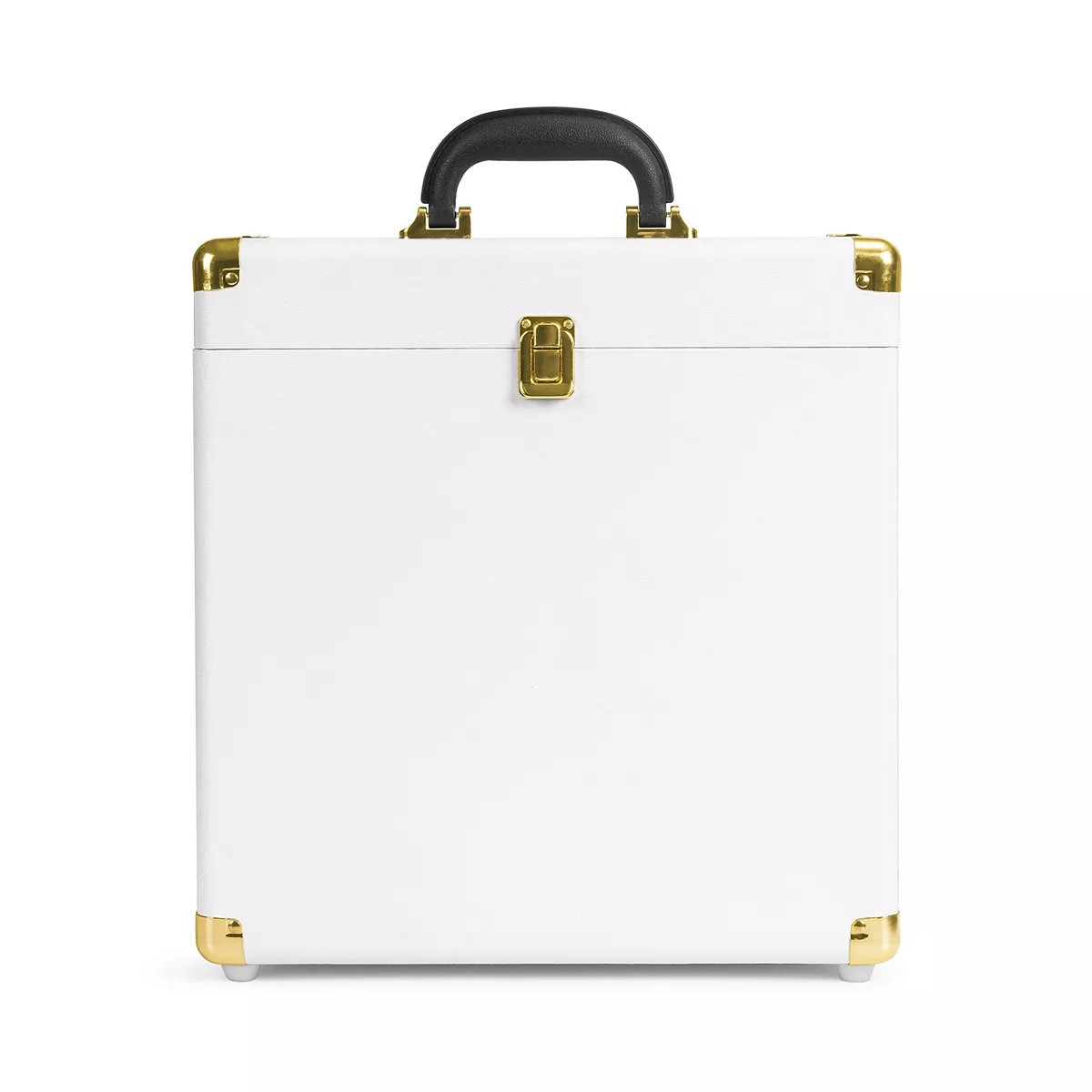 Victrola Collector Storage Case for Vinyl Turntable Records, White Best
