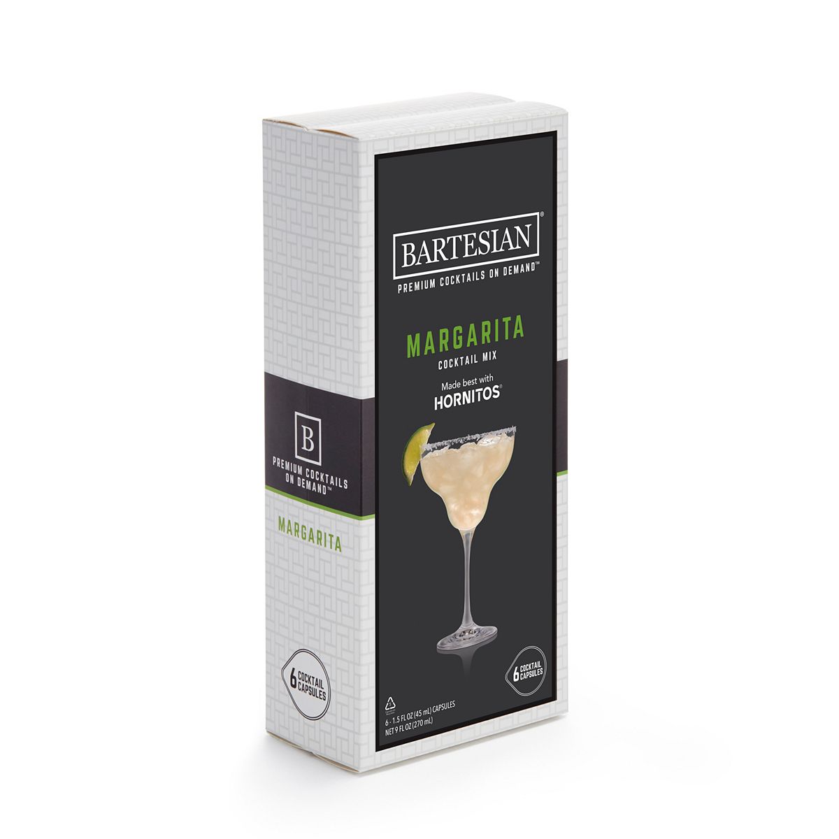 Bartesian Margarita Cocktail Mixer Capsules, Black Best Deals and Price
