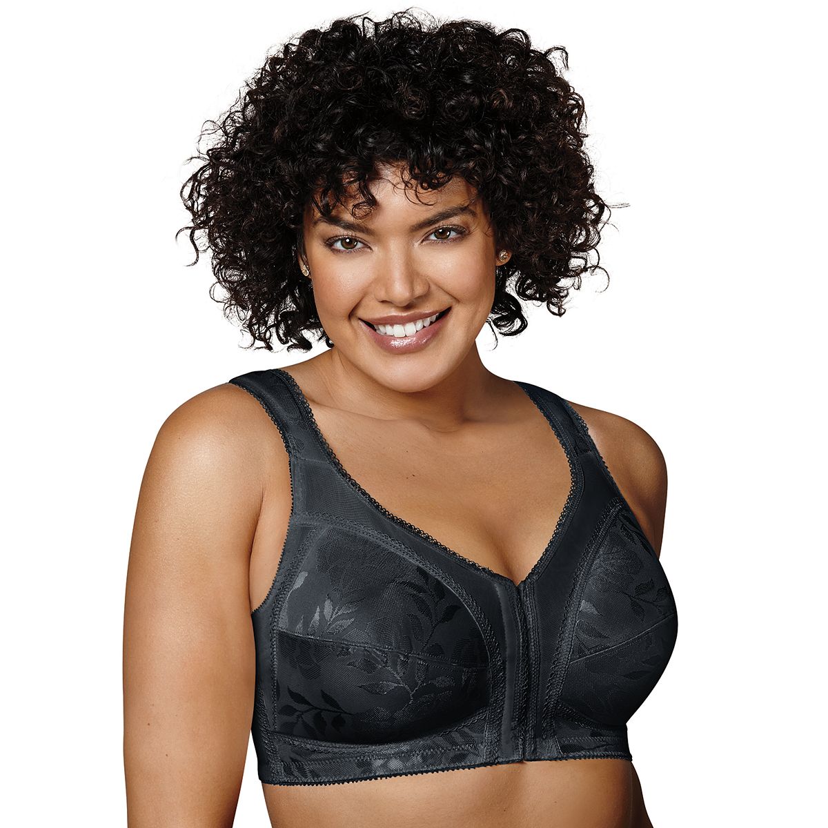 Playtex 18 Hour Front Closure With Flex Back Wireless Bra 4695 Women S Size 44 B Oxford Die