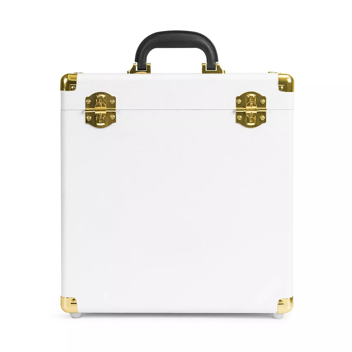Victrola Collector Storage Case for Vinyl Turntable Records, White Best