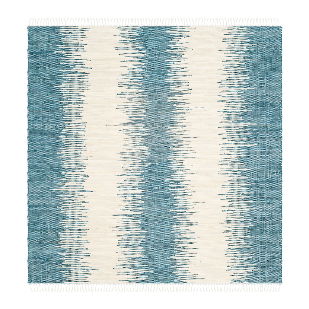 Safavieh Montauk Bronson Abstract Striped Rug, Blue, 8X10 Ft Best Deals and Price History at