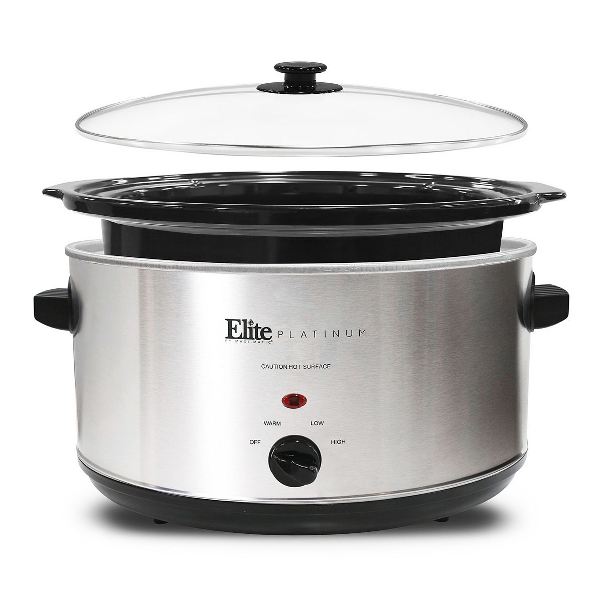 Elite Gourmet 8.5qt. Stainless Steel Slow Cooker Best Deals and Price