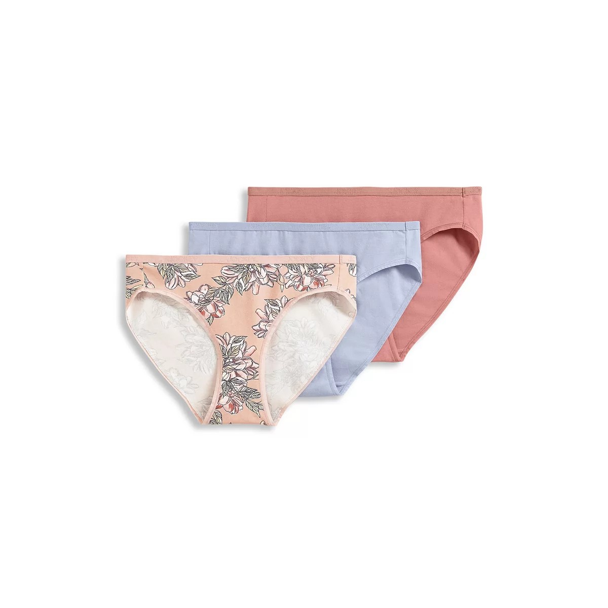 Women's Jockey 3pk. Organic Cotton Stretch Bikini Panty Set 2880, Size