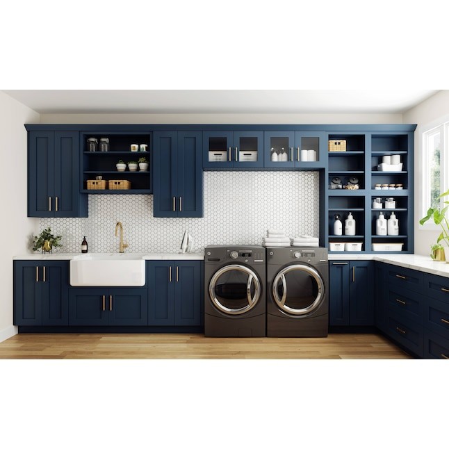 Luxxe Nevada 36in W x 34.5in H x 21in D Mythic Blue