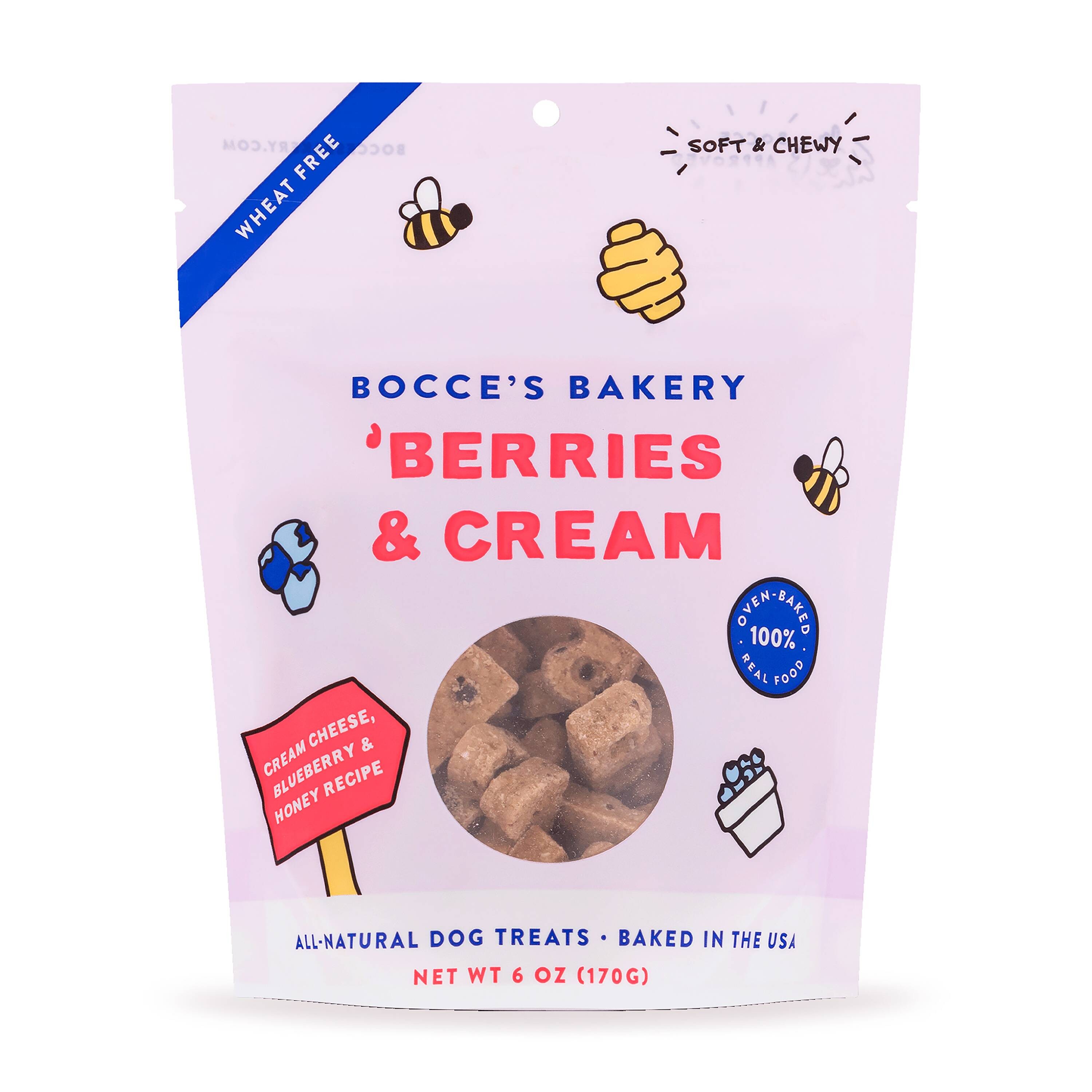 Bocce's Bakery AllNatural Fruit Snacks for Dogs WheatFree, Made in