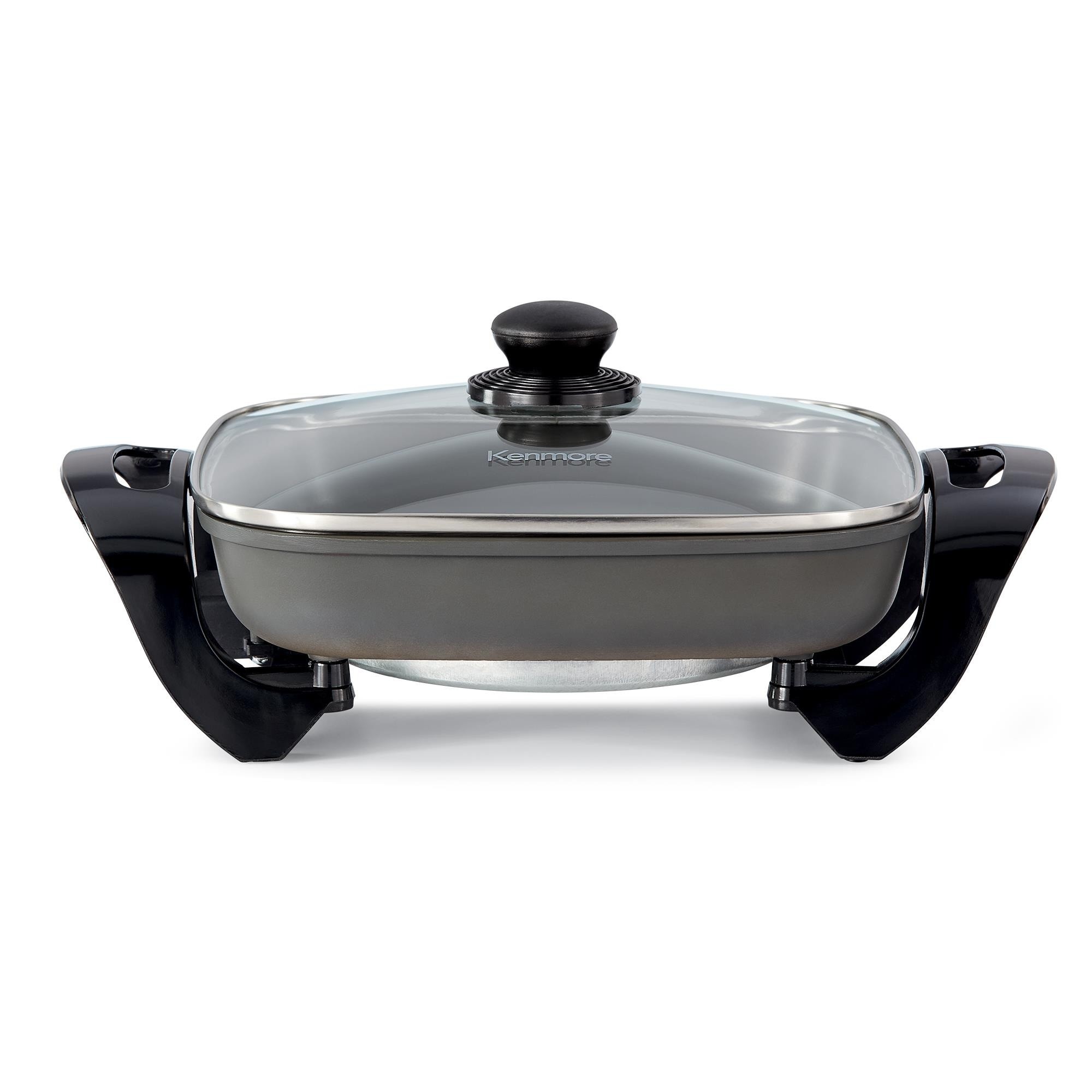Kenmore 12in L x 12in W 1350Watt Nonstick Electric Skillet