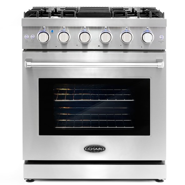 Cosmo Epgr304 30in 5 Burners 4.55cu ft Convection Oven Freestanding Natural Gas Range